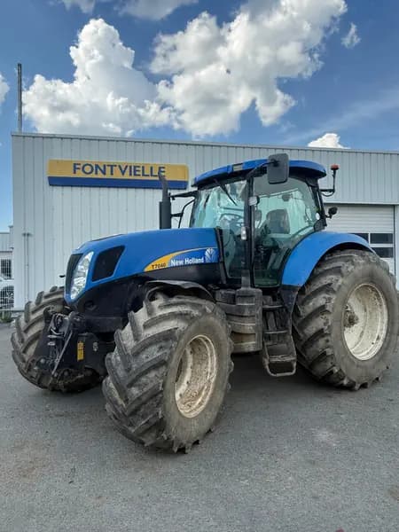 Tracteur agricole New Holland T7040 occasion 2009 – Creuse (23)